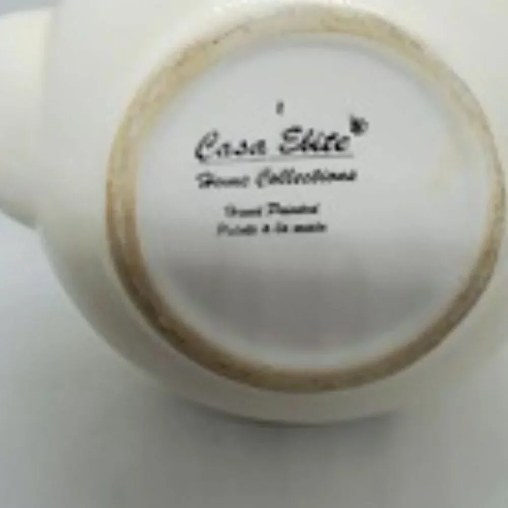 Vintage Casa Elite Olives Leaves Teapot Olive Dei Calli Romani Italian Cottage